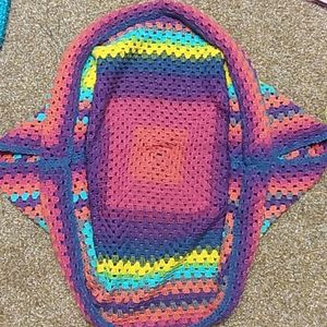 Crochet adult short sleeve cacoon cardigan